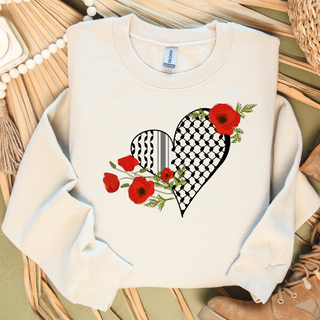 Palestine T-shirt, Poppy Flowers sweatshirt, Custom Hoodie 