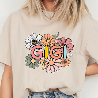 GIGI sweatshirt Hoodie Flowers , For Grandma