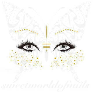 Taylor Swift Gold Freckles Temporary Face Tattoos