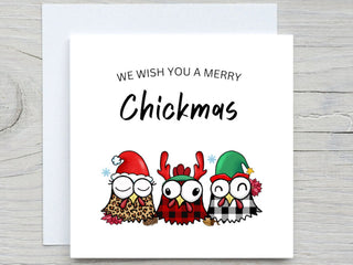 Christmas Chicken Card 