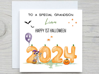 Happy First Halloween card