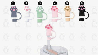 Cat Paw stanley straw cover