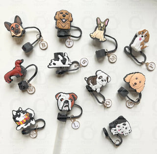Dog stanley straw cover