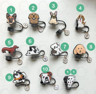 Dog stanley straw cover