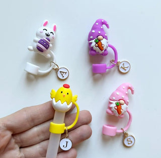 Easter Straw Topper, Bunny Straw Cover Stanley Accessory