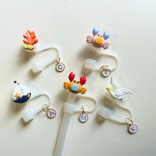 Crab summer stanley straw cover