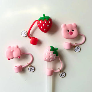 Pig stanley straw cover