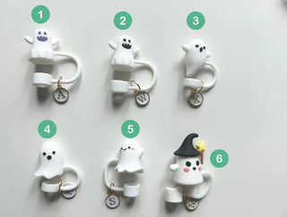 Halloween Ghost stanley straw cover