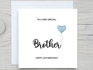 Personalised Happy Birthday Card, Brother card, For Brother  birthday card , Brother  Birthday Card
