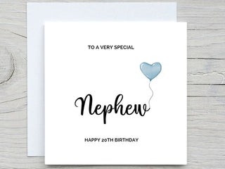 Personalised Happy Birthday Card, Nephew  card, For Nephew  birthday card , Nephew Birthday Card