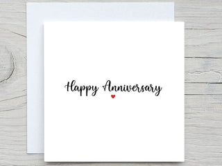 Anniversary Card, Personalised anniversary card,  years married card,