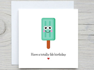 Birthday Card, Cute card, Happy Birthday card, Have a fab Birthday card,  for friend card, bestie card, funny birthday card
