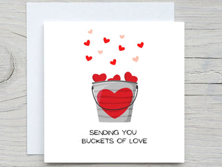 personalised card, Hang in there card, I am sorry card, sending you love, get well soon card