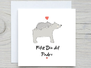Feliz Día del Padre, fathers day card, spanish card, for daddy card, tarjeta dia del padre, gift for dad
