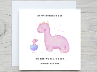 Birthday Card, Love card, Mummysaurus  card, mothers day card, mother birthday, mothers day card