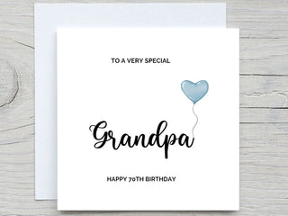 Personalised Happy Birthday Card, Grandpa card, For Grandad birthday card , Grandpa Birthday Card