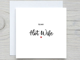 Happy Birthday Card, Wife card, For her birthday card , Hot Wife Birthday Card