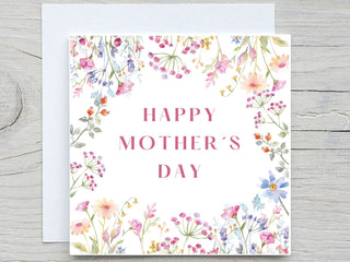 Birthday Card, Love card, FLORAL Mothers day card, mothers day card, mother birthday, mothers day card