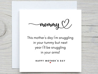 personalised mothers day card, to pregnant wife card, from Bump cad,  pregnant mother card, mothers day card, mothers day gift, from husband