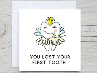 From Tooth fairy Card - Losing Teeth Card, First Tooth Card, Tooth Fairy Card, for kids card