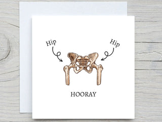 Get Well Soon card, Get well Card, New Hip Replacement Surgery , Recovery Operation card, personalised card