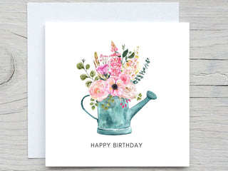 Birthday Card, Birthday greeting card, Floral Card, Cute Birthday card, flower birthday card