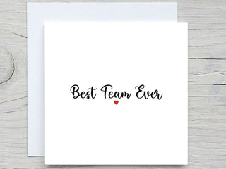 Appreciation Card from Boss, Best Team Ever Card, Appreciation Card For Employees,  Appreciation Good Job Card, Great Team card,