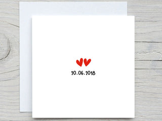 Love card, Romantic card for partner, special date card, romantic card, i love you card, valentines day card, anniversary card