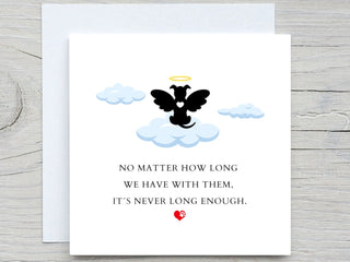 Personalised Sympathy card, Loss of Dog Card, Dog Bereavement, Dog Sympathy Card, Dog Condolences Card, Dog Memorial Card
