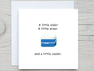 Funny Birthday card, Little cololer, for old friend for friend, personalised Birthday card, Simple birthday card
