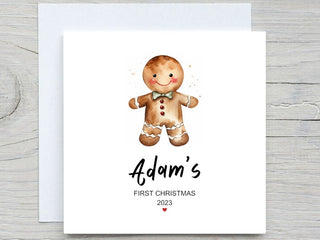 First Christmas Baby Card, Personalised Christmas Card, Baby First Christmas Card, 1st Christmas Baby Card 2023