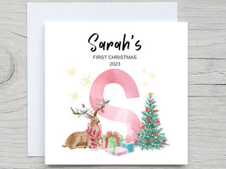 First Christmas Baby Card, Personalised Christmas Card, Baby First Christmas Card, 1st Christmas Baby Card 2023