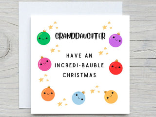 Christmas card, Christmas Lights Card ,to Granddaughter card, from grandma, from grandpa, Xmas gift for Granddaughter, christmas card kids