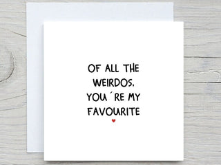 My favourite weirdo card