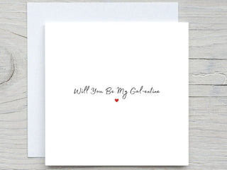 Valentine card for single friend, for single bestie, valentines day card, friend card, will you be my galentine card, love card for bestie