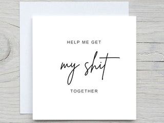 Card for Maid of Honour, Will You Be My Card, Help me with the wedding card, Bridesmaid Card, Hen Do Card, Maid Of Honor, from bride card