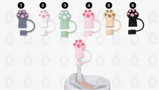 Cat PAW Stanley Straw covers