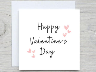 Valentines Day card, Simple card, Happy Valentines day, to Wife,  to girlfriend, Valentines gift, romantic card,  love card
