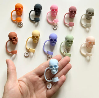 Halloween Skull stanley straw cover