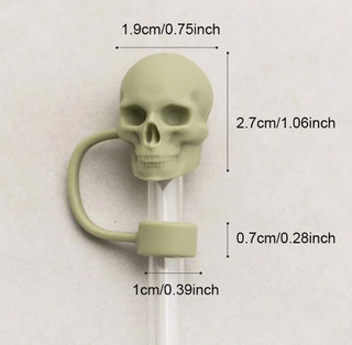 Halloween Skull stanley straw cover