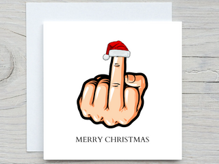 Rude Christmas Card